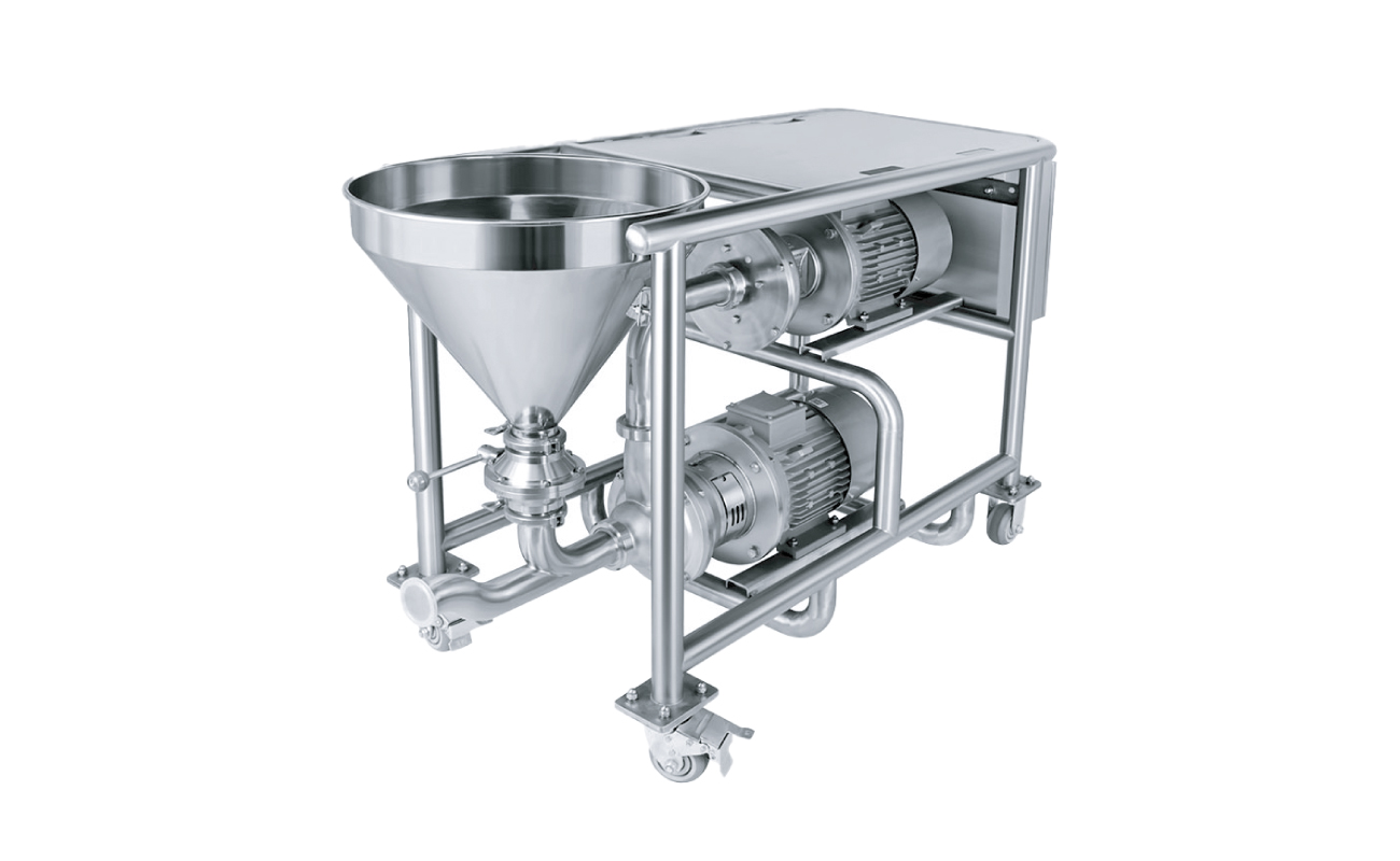 Homogeneous mixing pump for high-shear blending and emulsification